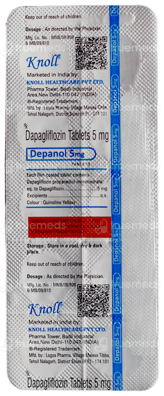 Depanol 5Mg Tablet 10